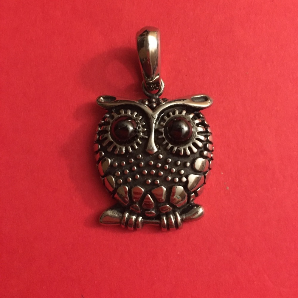 Owl necklace charm